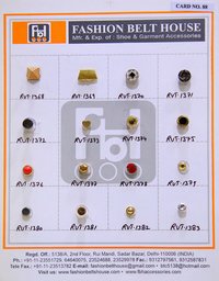 Buttons & Revits - Metal & Plastic, Variable Sizes, Gold Color | Multiple Shapes, Screw/snap Fastening For Apparel Decoration