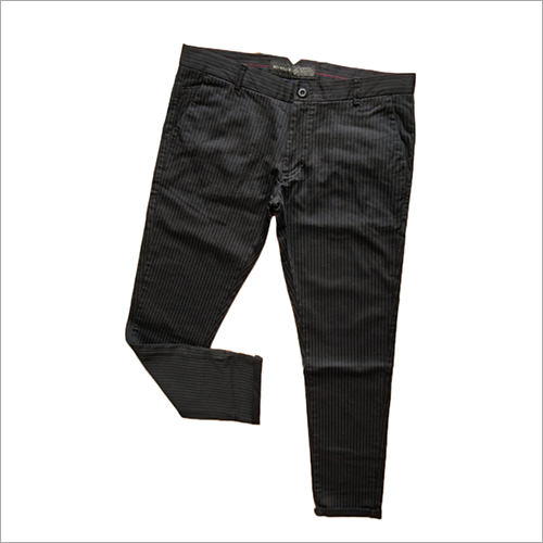 Spring Mens Black Trouser