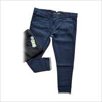 Blue And Grey Mens Knitted Trouser