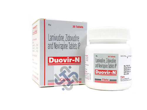 Duovir N Lamivudine 150mg Zidovudine 300mg  Nevirapine 200mg Tablet