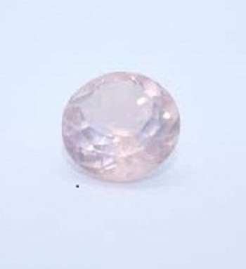 2.75Mm Natural Rose Quartz Faceted Round Gemstone Grade: Aaa