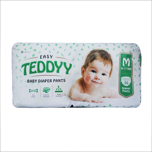 Pant Type SNUGGY Baby Diaper Pants Medium Pack Of 34 Packaging Size 34  Pcs