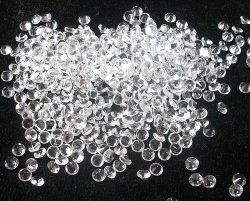 2mm Natural White Crystal Quartz Faceted Round Gemstone