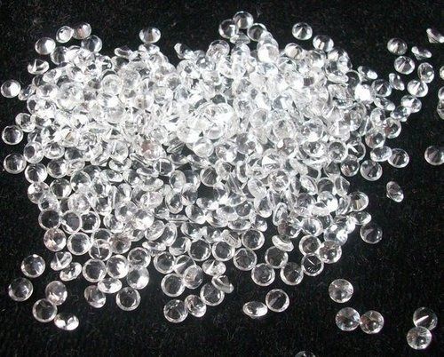 2.25mm Natural White Crystal Quartz Faceted Round Gemstone