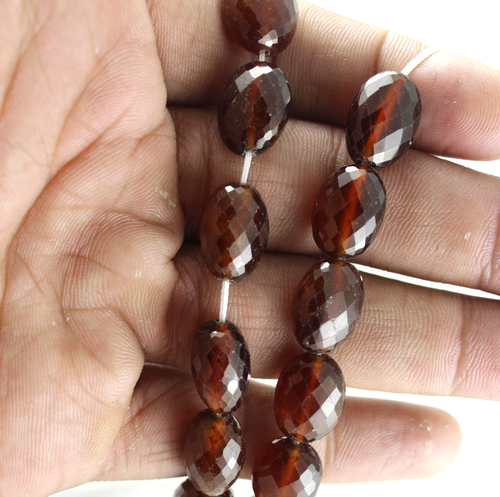 Natural Hessonite Garnet Beads