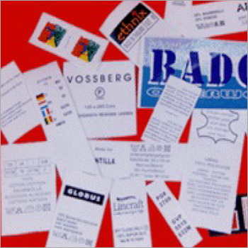Fabric Printed Tags