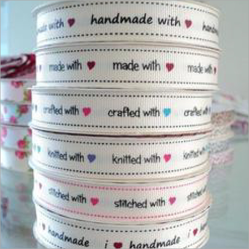 Cotton Tape Printed Label