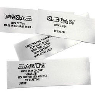 Fabric Printed Label