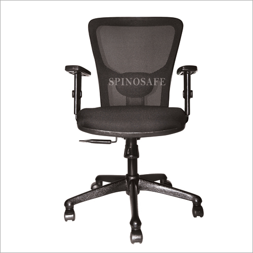 Ergonomic Medium Back Chair with Adjustable Arms