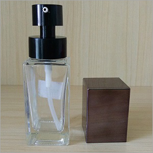 Transparent And Black Perfume Glassware