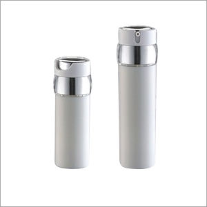 Gray Airless Vacuum Pump Bottle