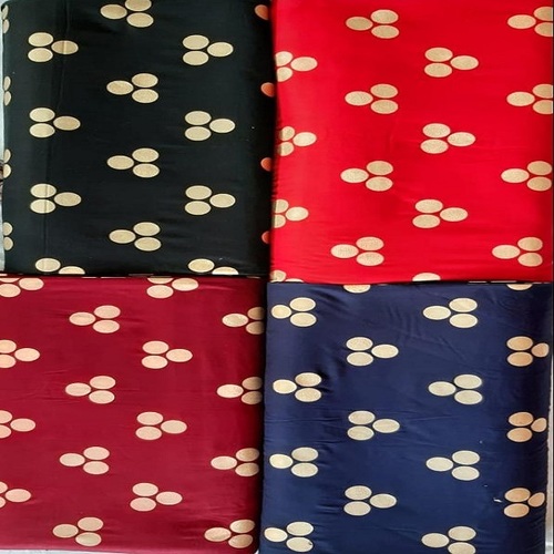 RAYON GOLD PRINT FABRIC