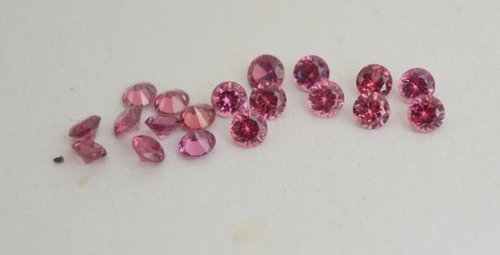 3.5mm Natural Pink Tourmaline Faceted Round Gemstone