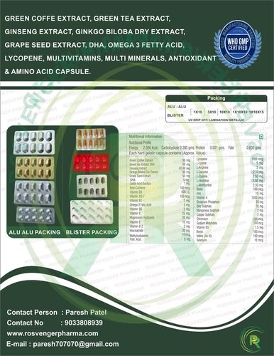 NUTRACEUTICAL CAPSULES