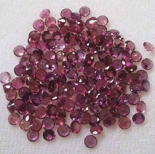 6mm Natural Pink Tourmaline Faceted Round Loose Gemstone