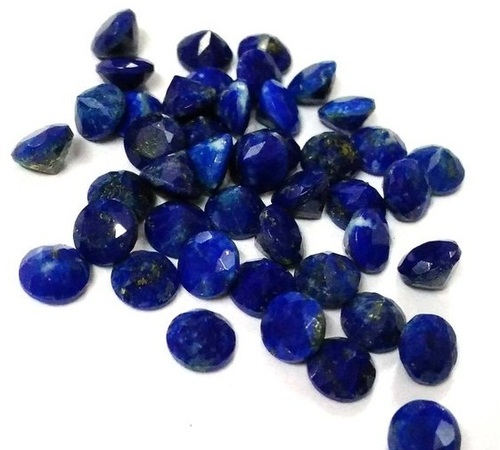 2mm Natural Lapis Lazuli Faceted Round Gemstone