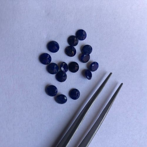 2.5mm Natural Lapis Lazuli Faceted Round Gemstone
