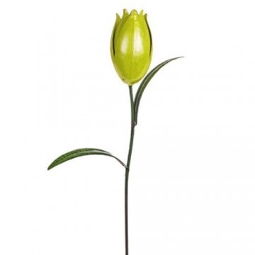 Metal Tulip Stake Yellow