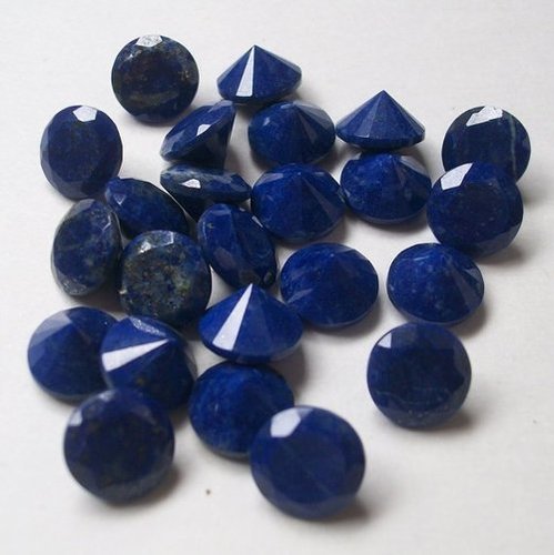 4mm Natural Lapis Lazuli Faceted Round Gemstone