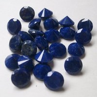 5mm Natural Lapis Lazuli Faceted Round Gemstone