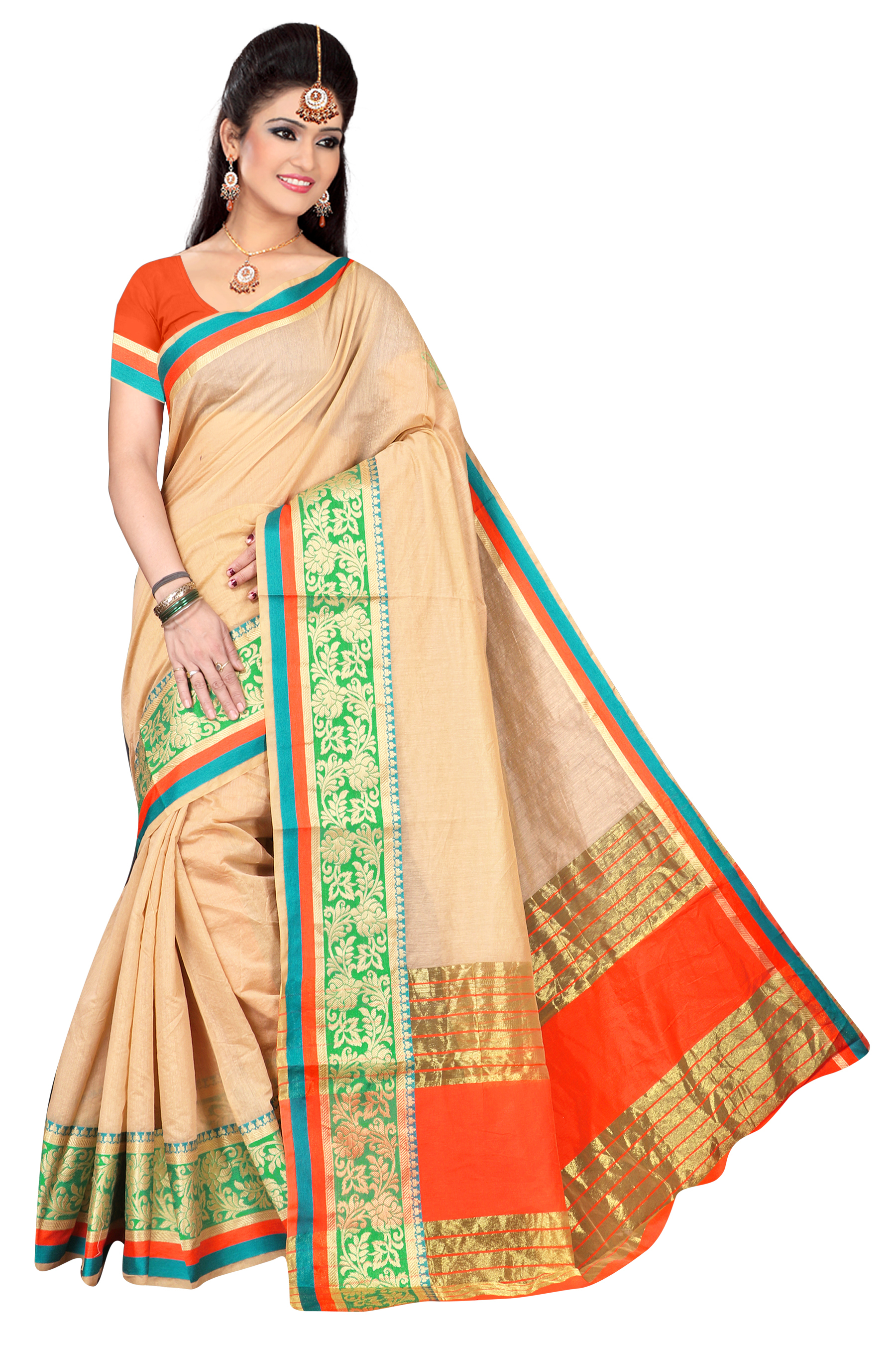 Women's Jacquard Work Silk Saree