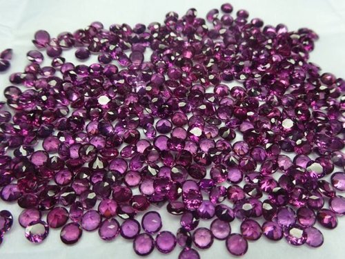 2mm Natural Purple Rhodolite Garnet Faceted Round Gemstone