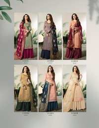 Fancy Banarasi Jacquard Suits