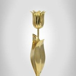 Tulip Handmade Metal Trophy