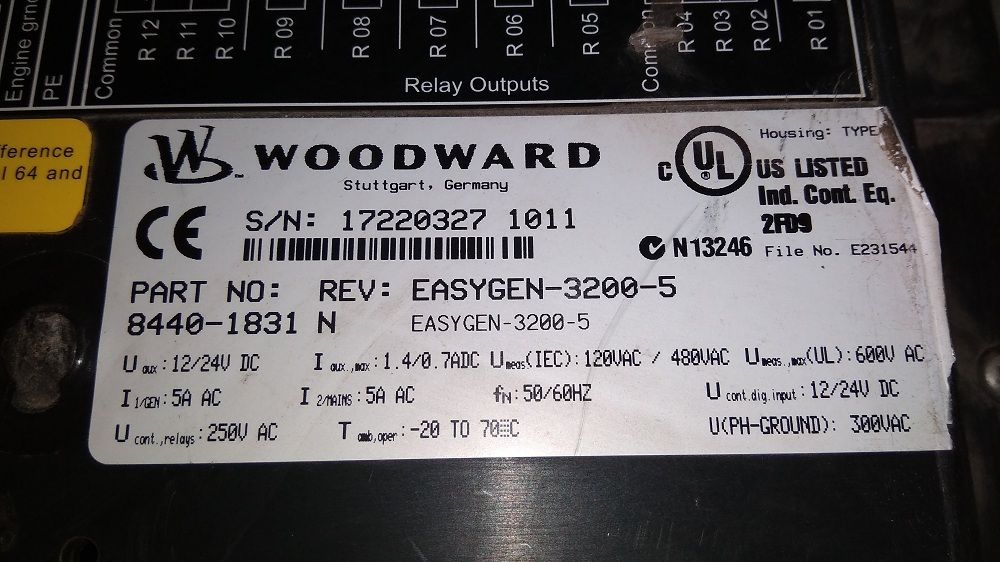 WOODWARD HMI 8440-1831 N