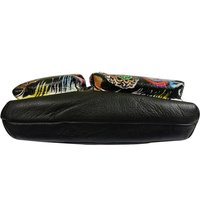Leather Hand Painted Shoulder Bag