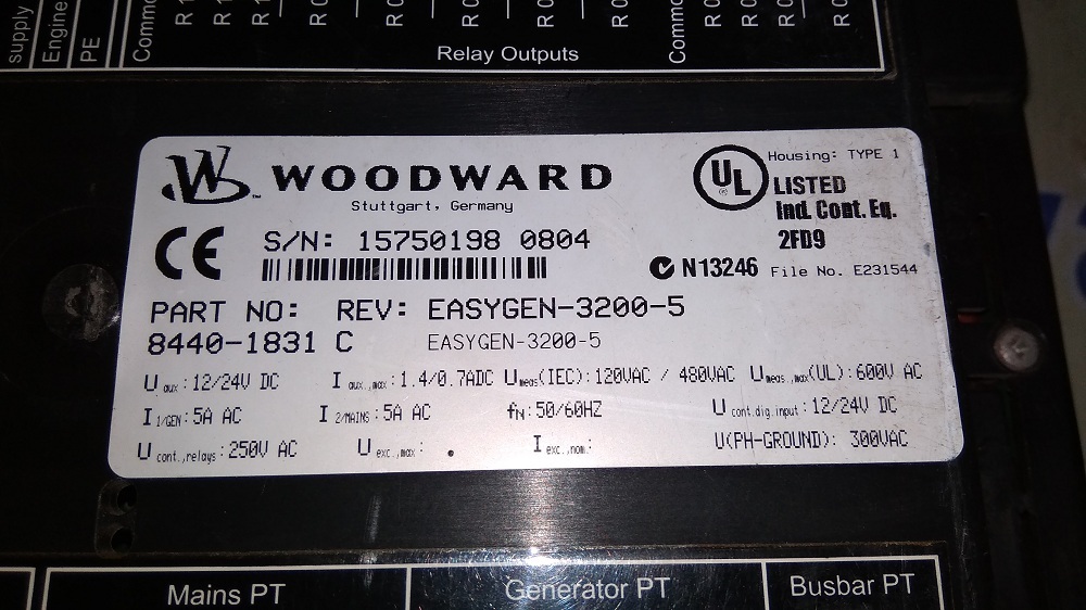 WOODWARD HMI 8440-1831 C