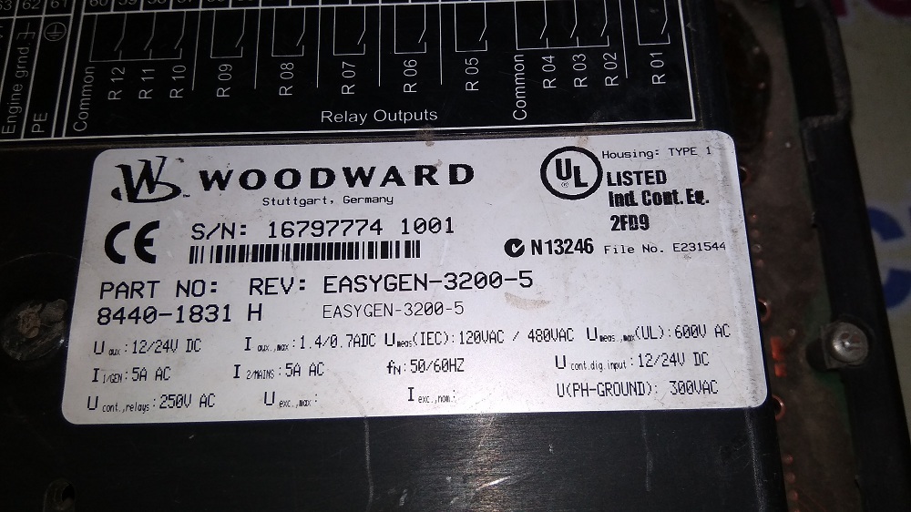 WOODWARD HMI 8440-1831 H
