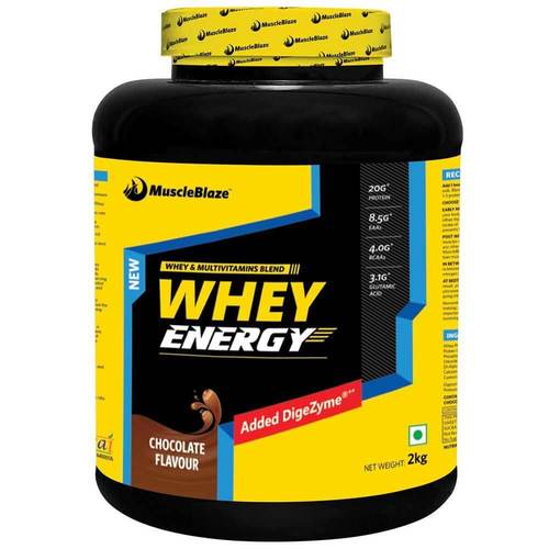 Muscleblaze Whey Energy With Digezyme Op, 4.4 Lb(2kg) Chocolate