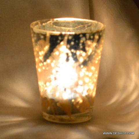 white colored closed type Small T Light Candle Holder