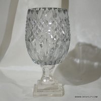 Crystal Glass Hurricane Candle