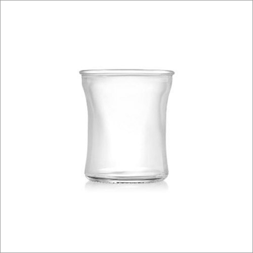 Curved Storage Glass Jar