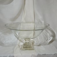 Very Small Clear Glass Candle Holder