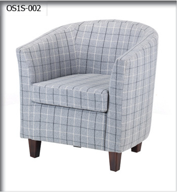 Silver Single Seater Office Sofa