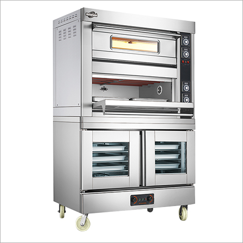 Electric Oven with Proofer 2 Deck 4 Trays