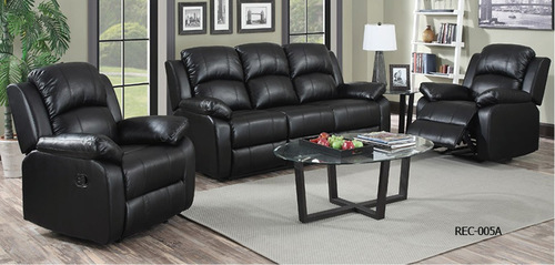 Black Recliner Sofa
