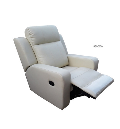 White Recliner Sofa