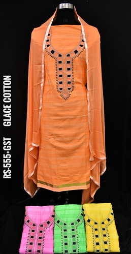 Indian Glace Cotton Suit