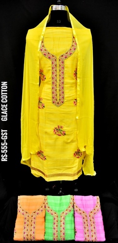 Indian Glace Cotton Suit