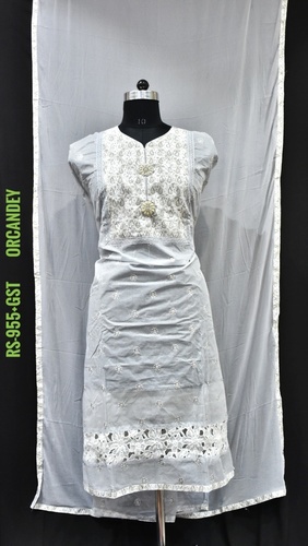 Indian Designer Organdy Fabric Suit