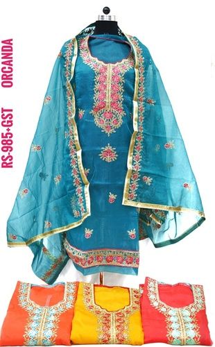 Indian Organza Fabric Suit