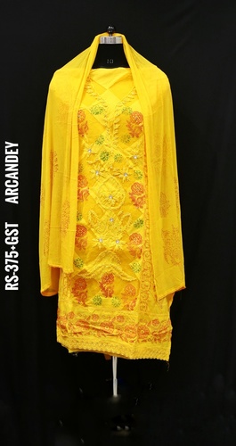Indian Organdy Fabric Suit