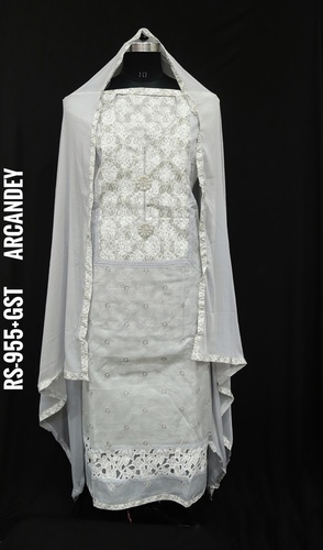 Indian Organdy Fabric Suit