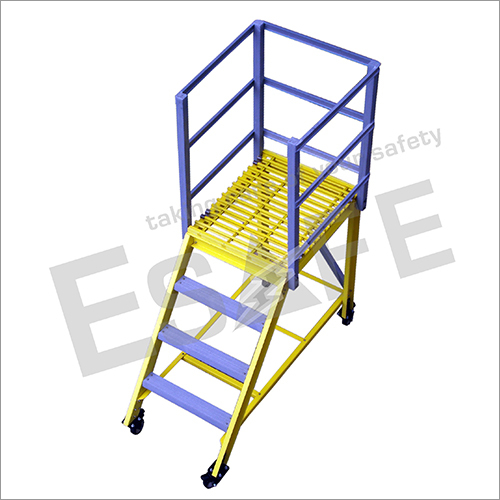 Fibre Glass Maintenance Trolley Ladder