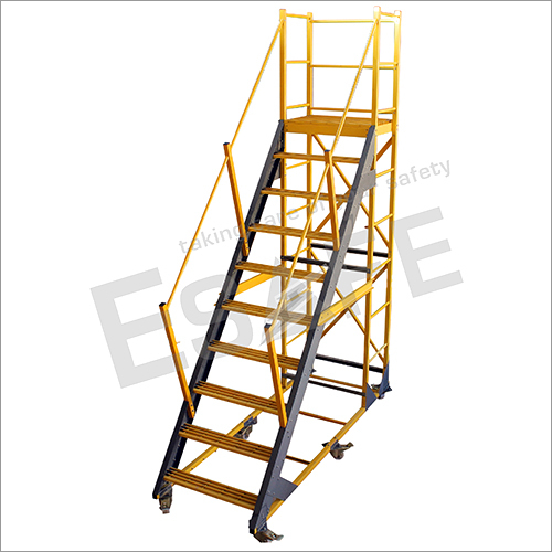 Fibre Glass Heavy Duty Platform Trolley Ladder