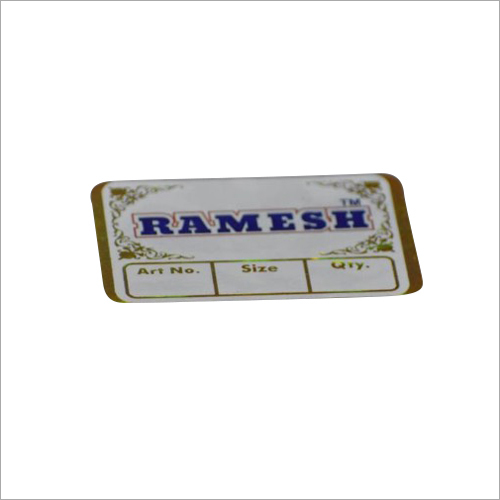 Adhesive Sticker Hot Foil Stamping Lable